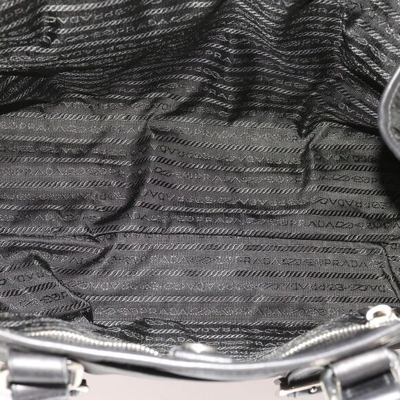 Prada Black Synthetic Tote Bag (Pre-Owned) - Picture 5 of 16